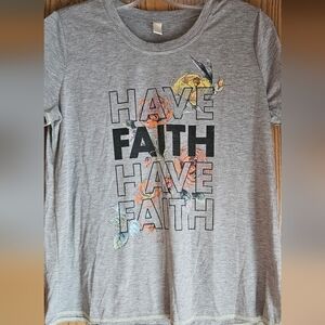NWT Have Faith Short Sleeve Tee